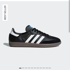 Adidas black sambas